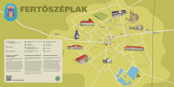 Fertőszéplak információs térkép